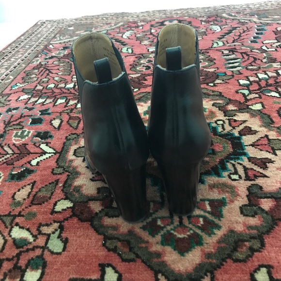 Black Leather Booties New this Season - Picture 7 of 7